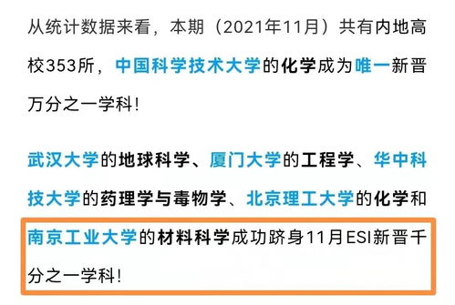我校材料科學學科首次進入ESI全球前千分之一，標志研究實力邁入世界頂尖行列